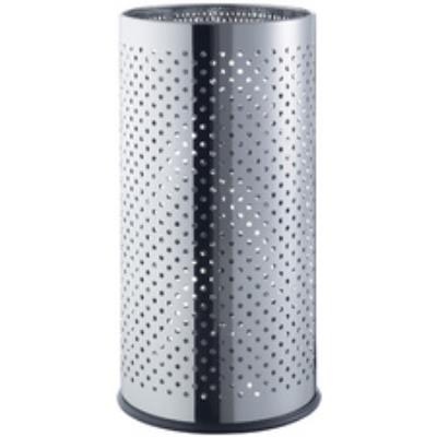 Helit porte parapluie en métal, décor avec perforations,