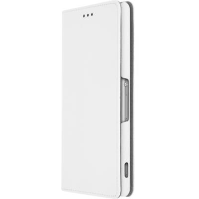 Etui folio blanc pour Sony Xperia M4 Aqua