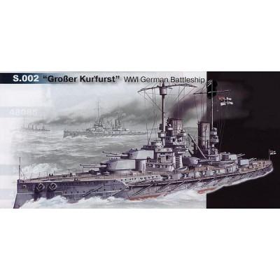 ICM - Maquette bateau : Cuirassé allemand Großer Kurfürst 1914