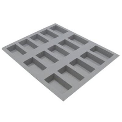 Plats de service De Buyer Moule en avec micro bulles mini financier - 15 empreintes elastomoule