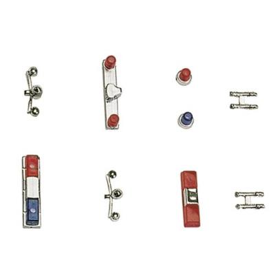 BUSCH VOITURES - BUV49962 - MODÉLISME FERROVIAIRE - SET D'INSIGNES ANCIENNE USA