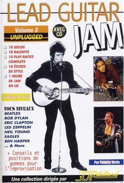 Lead Guitar Jam Vol.3 Unplugged + Cd