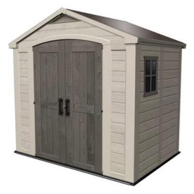 Chalet-Jardin 12SYDNEY 86 Abri Résine Polypropylène Beige / Marron 4,7 m