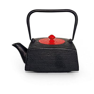 Beka 16409244 nung théière fonte couvercle rouge 0,8 l