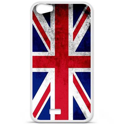 Coque en silicone imprimée compatible Wiko Lenny 2 Drapeau Angleterre