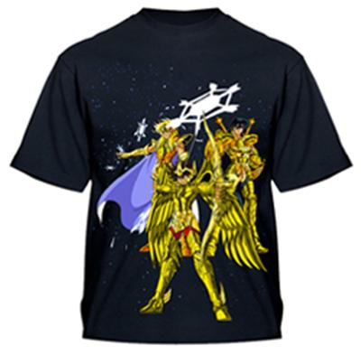 Saint Seiya (Les chevaliers du Zodiaque) t-shirt Golden Knights (XL)