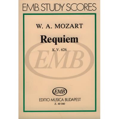 Partitions classique EMB (Editio Musica Budapest) MOZART W.A. - REQUIEM K 626 - CONDUCTEUR POCHE Format poche