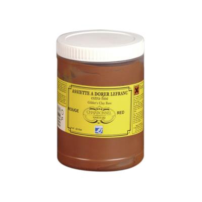Assiette à dorer rouge 1 L