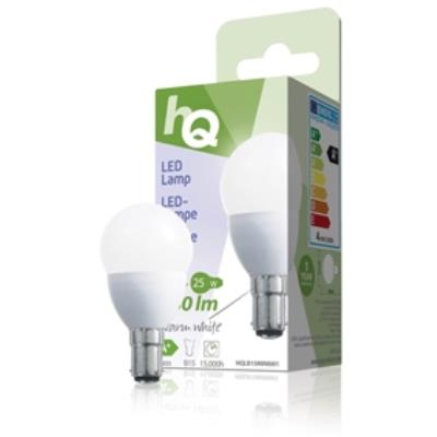 Lampe mini-globe à led b15 3,5w 250lm 2700k hq hqlb15mini001