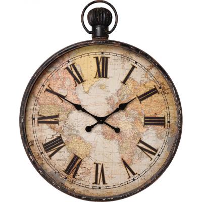 Horloge murale marron Alicia
