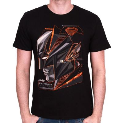 Tshirt Batman DC Comics BVS - Batman Cubic Head - Noir - XL