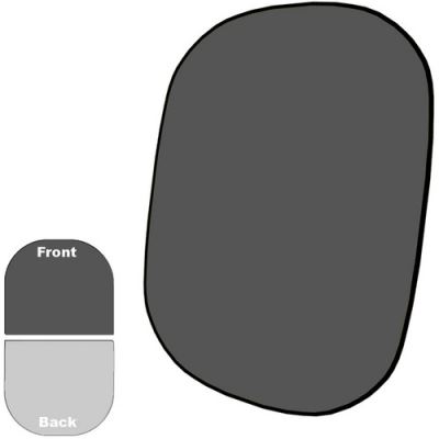 Savage Fond pliable / réversible (5 x 6' , Sombre / gris clair)