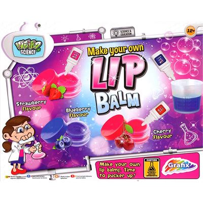 Grafix – Groovy Labz – Make Your Own Lip Balm – Kit de Création Gloss (Import UK)