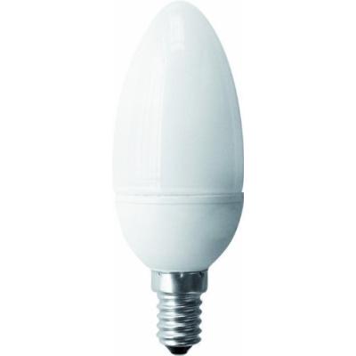 ELECTRALINE 63160 AMPOULE ÉCO FLAMME LISSE E14 5 W 230 V BLANC