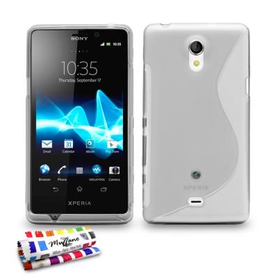 Coque Souple ORIGINALE Ultra Fine Transparent , Le S,  Premium de MUZZANO pour SONY LT30