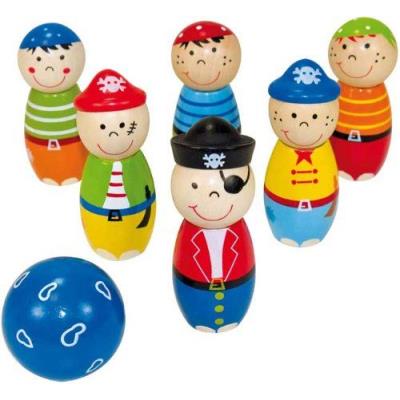 Ulysse Couleurs d'enfance - 22107 - Jeu de Plein Air - Jeu de Quille Pirate