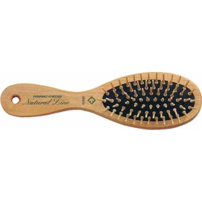 FRIPAC-MEDIS - NATURAL LINE - BROSSE OVALE EN BOIS D'ÉRABLE - 7 RANGS