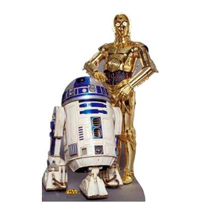 Figurine Géante ''R2 Et C3Po'' Star Wars©