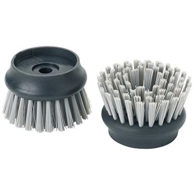 Joseph joseph 85039 palm scrub brosse à vaisselle avec réservoir/reposoir intégré polypropylène gris