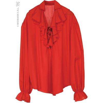 WIDMANN Aptaf&ecirc;tes - CS924183 - Chemise d'&Eacute;poque pour Dame - Rouge - Taille M