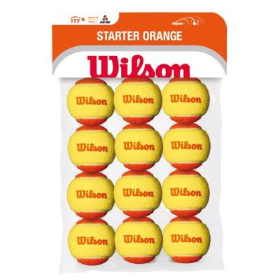 Wilson starter game wrt137200 balles de tennis enfant orange jaune