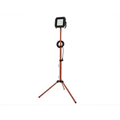 Projecteur de chantier portable led sur trépied - 50 w - 4000 k - cable de 5 m