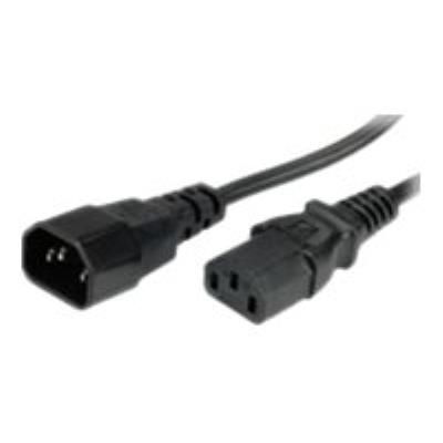 Roline Monitor Power Cable - Rallonge de câble d'alimentation - IEC 60320 C13 pour IEC 60320 C14 - CA 250 V - 10 A - 1 m - moulé - noir