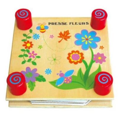 Sapin malin - sm59487 - jouet premier age - jouet en bois - presse à fleurs pour herbier