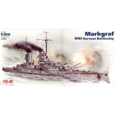 ICM - Maquette bateau : Cuirassé allemand Markgraf 1914