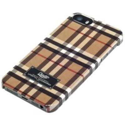 Qiotti fashion snap etui pour iphone 5 5s bl marron