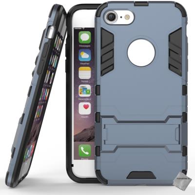 Housse etui coque rigide anti choc pour Apple iPhone 7 - BLEU FONCE