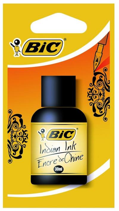 Encre de Chine Noir intense Bic - Flacon de 30ml Noir