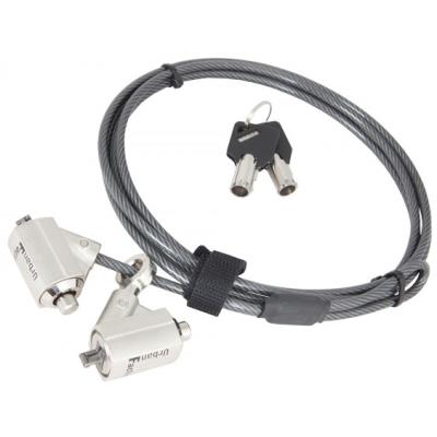 Anti theft cable-2 locks