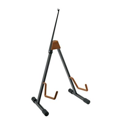 Violoncelles K&M 14130-000-95 STAND METAL NOIR ET LIEGE POUR VIOLONCELLE Stands et piques violoncelle