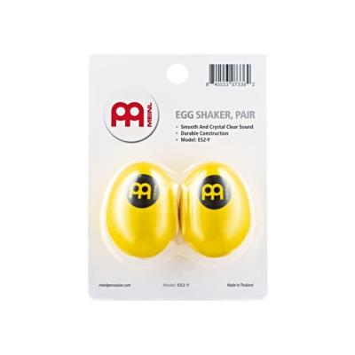 Percussions MEINL OEUF SHAKER PLASTIQUE JAUNE Guiros - shakers