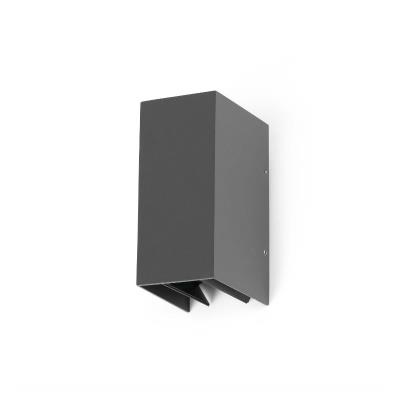 Faro - Applique extérieure Blind LED IP54 - Gris foncé