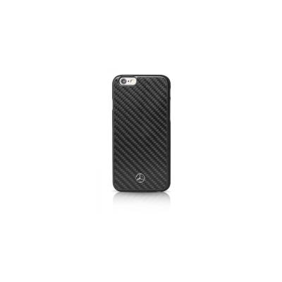 MERCEDES - Achterzijde behuizing voor mobiele telefoon - koolstofvezel - zwart - voor Apple iPhone 6 Plus, 6s Plus