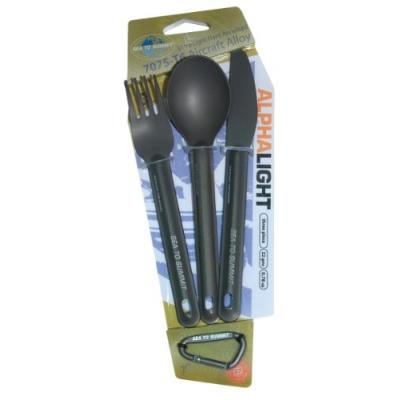 S2s alphalight ensemble de couverts de cuisine 3 pièces en aluminium