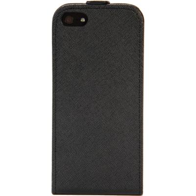 Etui à rabat frontal IPHONE 5 Noir