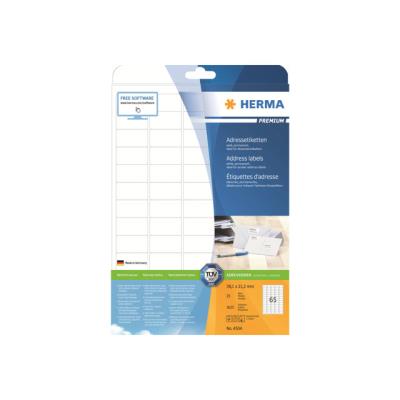 HERMA Premium - gelamineerde adresetiketten - 1625 etiket(ten)