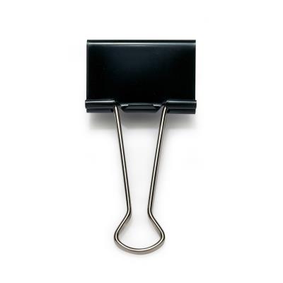 Pqt de 10 Pinces à Double Clip 25mm Noir