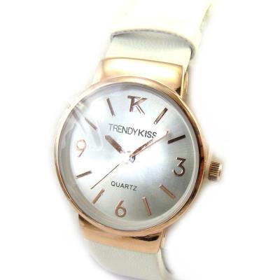 Trendy [M6062] - Montre femme 'Trendy' ivoire doré rosé