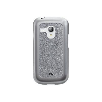 Case-Mate Glam - Beschermhoes voor mobiele telefoon - plastic - zilver - voor Samsung Galaxy S III Mini