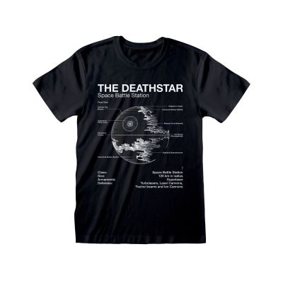 Star Wars - T-Shirt Death Star Sketch - Taille M