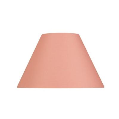 Oaks Lighting Coolie Abat-Jour En Coton Rose Pâle 30,5 Cm