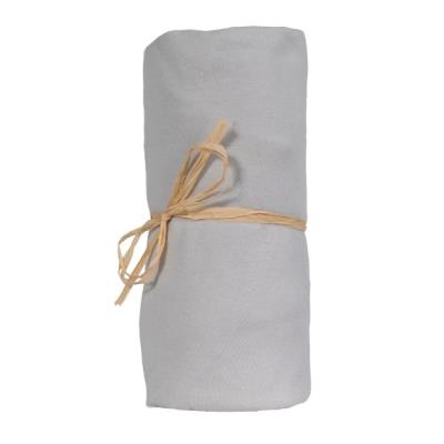 Drap housse Gris perle P'tit Basile 60x120cm