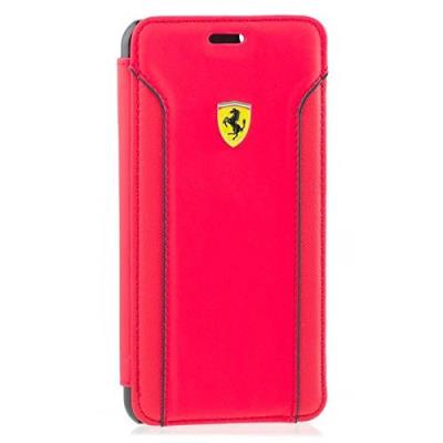Ferrari Fiorani Etui Folio en PU cuir pour iPhone 6 Plus Rouge