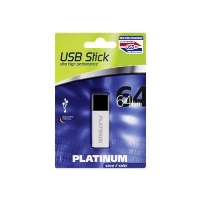 BestMedia Platinum HighSpeed USB Stick ALU - USB-flashstation - 64 GB