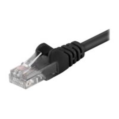 MicroConnect netwerkkabel - 25 m - zwart