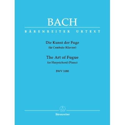 Partitions classique BARENREITER BACH J.S. - THE ART OF FUGUE BWV 1080 - CLAVECIN Clavecin